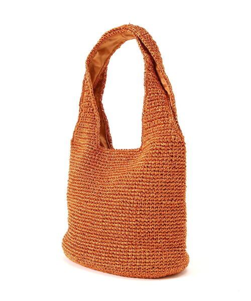 FREE'S MART（フリーズマート）の「メタリックコードトート（トートバッグ・レディース・グリーン/オレンジ・ﾌﾘ-）」の10枚目の写真