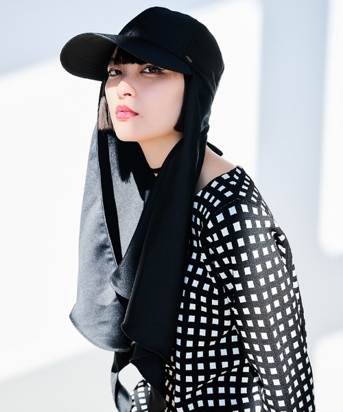 小顔見えドレープマルチウェイキャップ（キャップ）｜JENNE（ジェンヌ