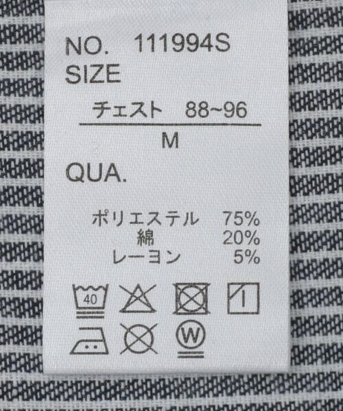 CRAFT STANDARD BOUTIQUE(クラフトスタンダードブティック)の「ヒッコリーストライプワッペンシャツ(シャツ/ブラウス・メンズ・ネイビー/ホワイト・M/L/XL)」の5枚目の写真