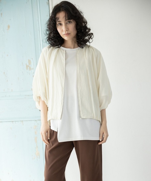 オズモーシス（OSMOSIS）/タックギャザーブルゾン セール】タックギャザーブルゾン（ブルゾン）｜OSMOSIS（オズモーシス