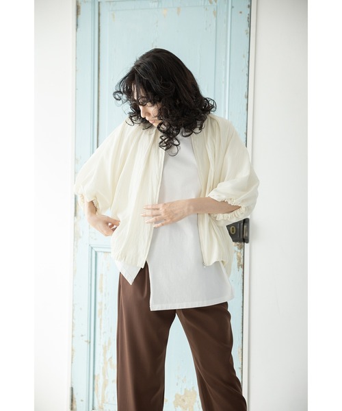 セール】タックギャザーブルゾン（ブルゾン）｜OSMOSIS（オズモーシス