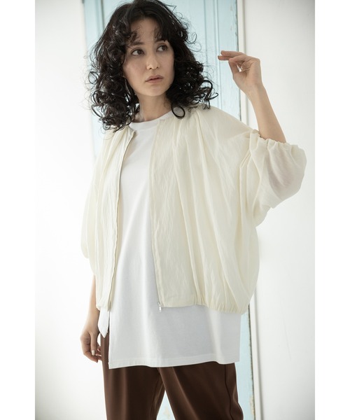 セール】タックギャザーブルゾン（ブルゾン）｜OSMOSIS（オズモーシス