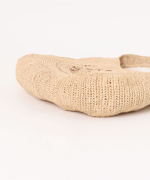 トートバッグ Stella McCartney Logo Small Hobo Eco Crochet Raffia Stella McCartney Logo Crochet Raffia Tote Bag | Saks Fifth