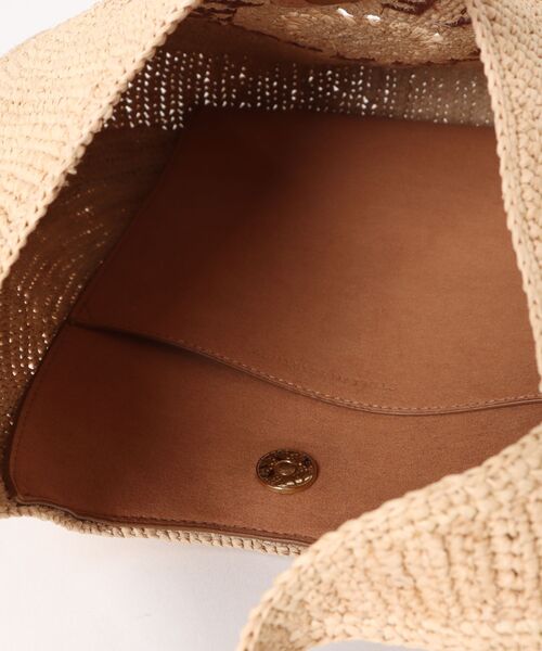 Logo Small Hobo Eco Crochet Raffia / ロゴ スモール ホーボー