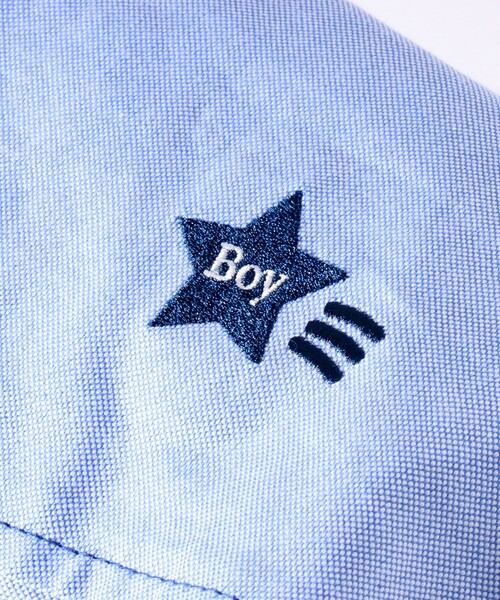 GLOSTER(グロスター)の「【GLOSTER/グロスター】BOY ASTLAD デカ刺繍 ボタンダウン 半袖シャツ(シャツ/ブラウス・メンズ・サックスブルー/ホワイト・S/M/L)」の13枚目の写真