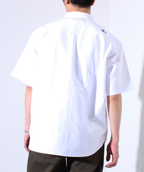 GLOSTER(グロスター)の「【GLOSTER/グロスター】BOY ASTLAD デカ刺繍 ボタンダウン 半袖シャツ(シャツ/ブラウス・メンズ・サックスブルー/ホワイト・S/M/L)」の17枚目の写真
