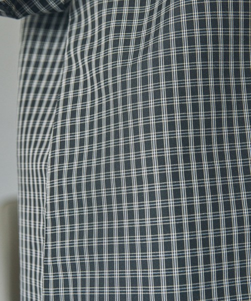 MONO-MART LADY'S（モノマートレディース）の「ナンバリング刺繍 衿リブ ラインデザイン 半袖シャツ（シャツ/ブラウス・レディース・ホワイト/ブラック系/ブラウン系/ネイビー系・FREE）」の13枚目の写真