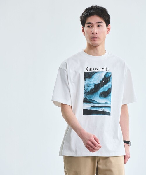 Jonas Claesson（ジョナスクレアッソン）の「【別注】＜Jonas Claesson＞GLR SEA Tシャツ（Tシャツ/カットソー・メンズ・ブラック/その他2/その他1/ホワイト・L/M）」の2枚目の写真