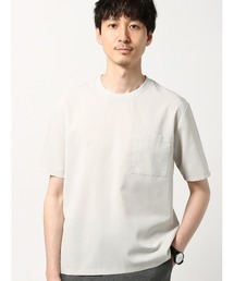 半袖Tシャツ ウォッシャブル ウールライクポリエステル 無地