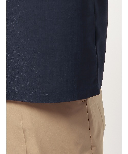 SUIT SQUARE(スーツスクエア)の「半袖Tシャツ ウォッシャブル ウールライクポリエステル 無地(Tシャツ/カットソー・メンズ・ネイビー系/ブルー系/グレー系1/グレー系2・LL/S/M/L)」の20枚目の写真