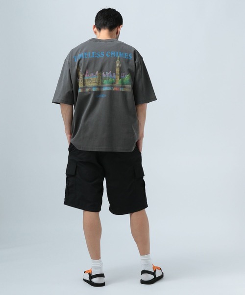 BAYFLOW(ベイフロー)の「ヴィンテージライクプリント半袖Tシャツ(Tシャツ/カットソー・メンズ・ピンク/ブルー/オフホワイト/ブラック・MEDIUM/LARGE)」の19枚目の写真