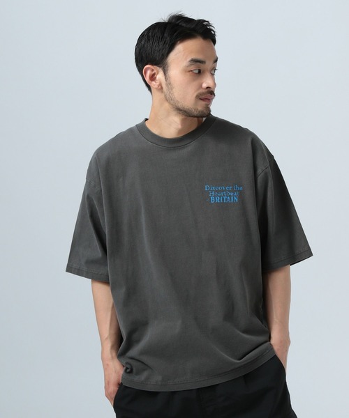 BAYFLOW(ベイフロー)の「ヴィンテージライクプリント半袖Tシャツ(Tシャツ/カットソー・メンズ・ピンク/ブルー/オフホワイト/ブラック・MEDIUM/LARGE)」の17枚目の写真