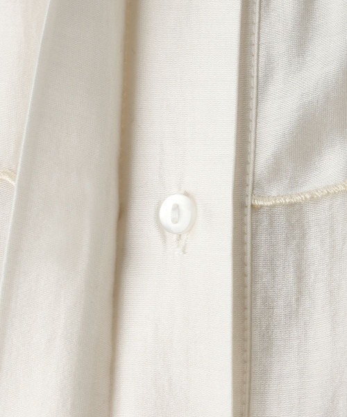 an another angelus(アンアナザーアンジェラス)の「ヴァイオレット刺繍ヨークシャツ/ fint フィント(シャツ/ブラウス・レディース・ホワイト×ブルー/ホワイト×パープル・FREE)」の16枚目の写真