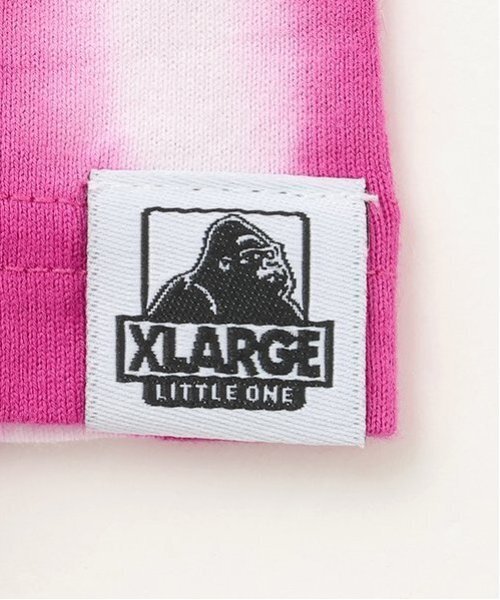 XLARGE KIDS(エクストララージキッズ)の「ボーダータイダイ半袖Tシャツ(Tシャツ/カットソー・キッズ・グリーン/ピンク・100cm/90cm/140cm/130cm/120cm/110cm)」の8枚目の写真