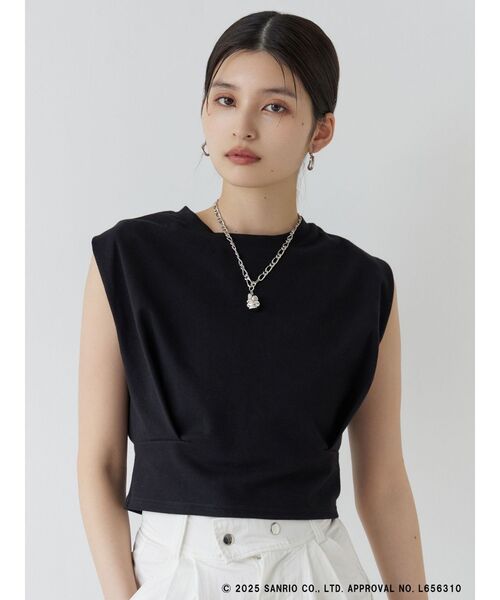 MURUA（ムルーア）の「【メロクロコラボ】チェーンネックレス（ネックレス・レディース・ブラック/ピンク・FREE）」の8枚目の写真