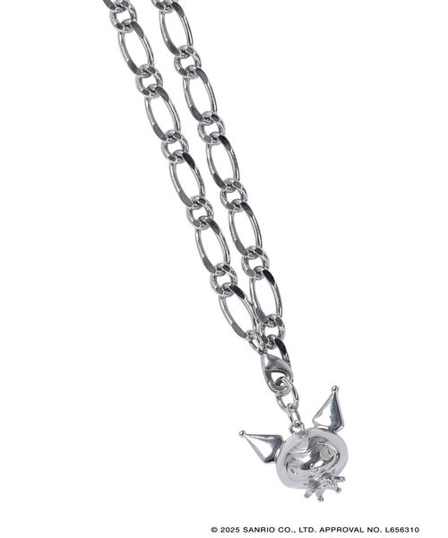 MURUA（ムルーア）の「【メロクロコラボ】チェーンネックレス（ネックレス・レディース・ブラック/ピンク・FREE）」の9枚目の写真