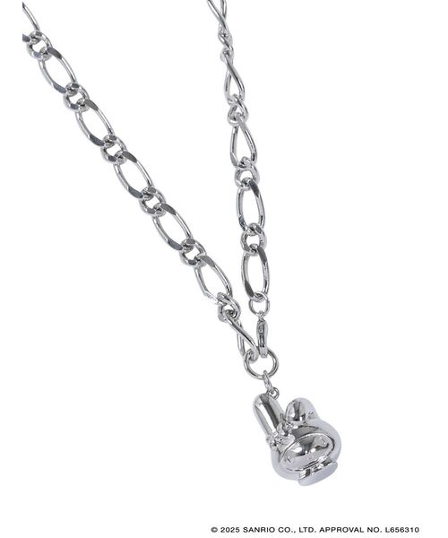 MURUA（ムルーア）の「【メロクロコラボ】チェーンネックレス（ネックレス・レディース・ブラック/ピンク・FREE）」の13枚目の写真