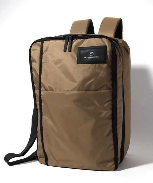MICHAEL LINNELL(マイケル リンネル)の「【MICHAEL LINNELL/マイケルリンネル】Travel bag/トラベルバッグ(容量:約35L)(バックパック/リュック・メンズ・グレー/ブラック/ベージュ・FREE)」の2枚目の写真