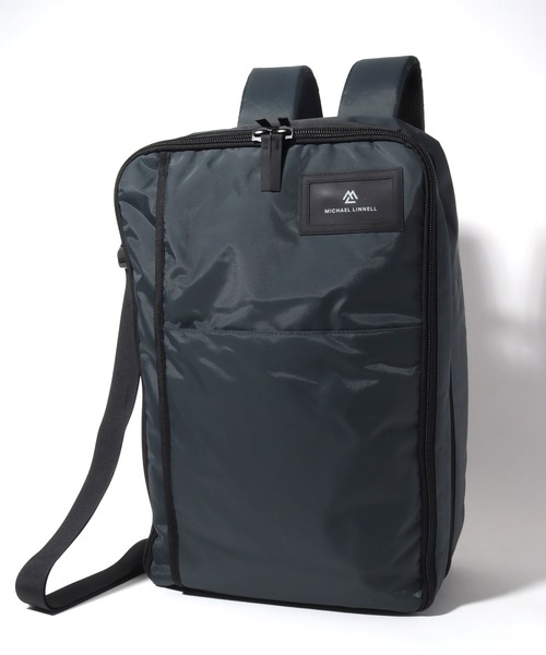 MICHAEL LINNELL(マイケル リンネル)の「【MICHAEL LINNELL/マイケルリンネル】Travel bag/トラベルバッグ(容量:約35L)(バックパック/リュック・メンズ・グレー/ブラック/ベージュ・FREE)」の3枚目の写真