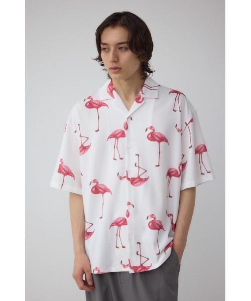 フラミンゴアロハシャツ（シャツ/ブラウス）｜AZUL BY MOUSSY