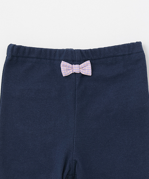 baby cheer（ベイビーチアー）の「【MY MELODY／KUROMI】レギンス（レギンス/スパッツ・キッズ・オフホワイト/ネイビー・110cm/120cm/90cm/80ｃｍ/100cm）」の4枚目の写真