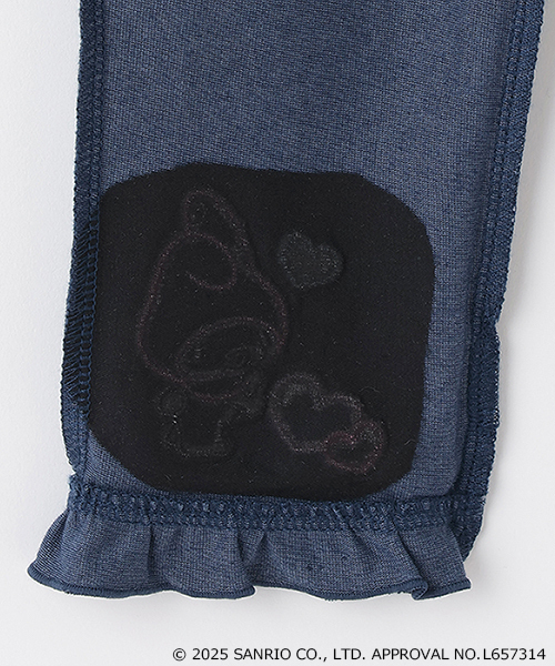 baby cheer（ベイビーチアー）の「【MY MELODY／KUROMI】レギンス（レギンス/スパッツ・キッズ・オフホワイト/ネイビー・110cm/120cm/90cm/80ｃｍ/100cm）」の8枚目の写真