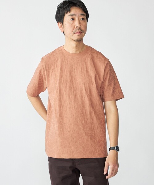 SHIPS: リンクス ジャカード リーフ Tシャツ SHIPS: リンクス ジャカード リーフ Tシャツ｜ SHIPS 公式サイト