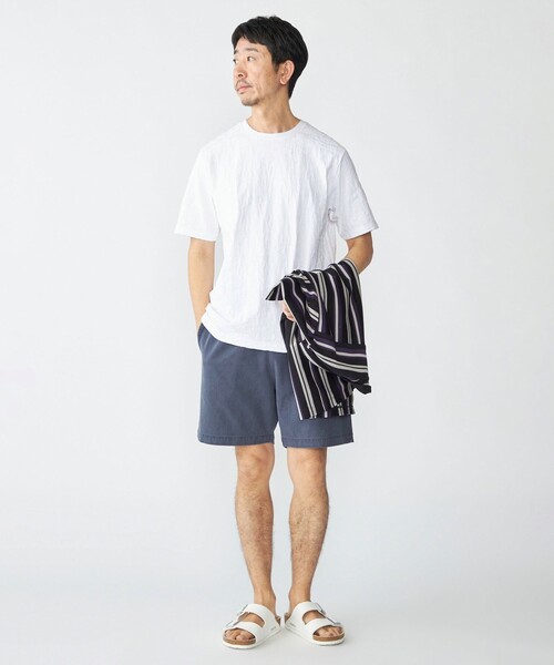 SHIPS（シップス）の「SHIPS: リンクス ジャカード リーフ Tシャツ（Tシャツ/カットソー・メンズ・ネイビー/ピンク/ホワイト/ライトブルー・X-LARGE/LARGE/MEDIUM/SMALL）」の12枚目の写真