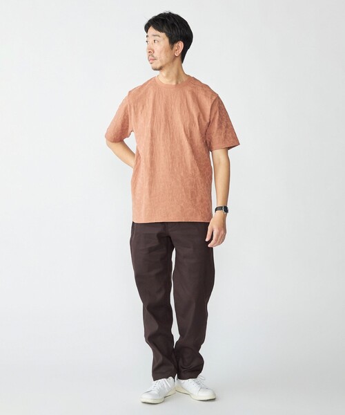 SHIPS: リンクス ジャカード リーフ Tシャツ SHIPS: リンクス ジャカード リーフ Tシャツ｜ SHIPS 公式サイト
