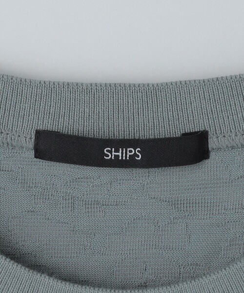SHIPS（シップス）の「SHIPS: リンクス ジャカード リーフ Tシャツ（Tシャツ/カットソー・メンズ・ネイビー/ピンク/ホワイト/ライトブルー・X-LARGE/LARGE/MEDIUM/SMALL）」の22枚目の写真