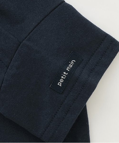 petit main（プティマイン）の「【リンク】働く車刺しゅうカバーオール（ロンパース・キッズ・オフホワイト/ライトブルー/チャコール・80ｃｍ/70cm）」の7枚目の写真