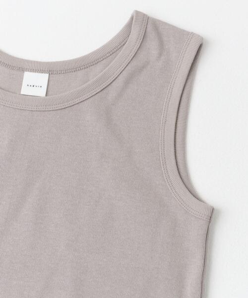 かぐれ（カグレ）の「フライスタンクトップ（タンクトップ・レディース・グレー/オフホワイト/ブラック・FREE）」の6枚目の写真