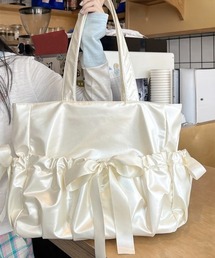 痛バッグ 大人可愛い リボントートバッグ