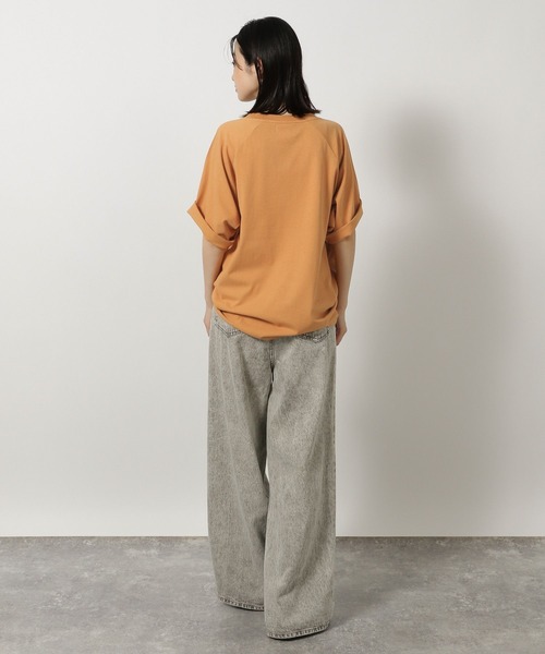 LAKOLE（ラコレ）の「ヴィンテージアニマルＴＥＥ / 494876（Tシャツ/カットソー・レディース・ブルー/チャコールグレー/オフホワイト/オレンジ・FREE）」の22枚目の写真