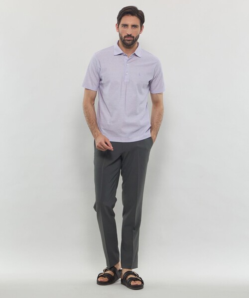 MACKINTOSH LONDON（マッキントッシュ ロンドン）の「【WEB・一部店舗限定】強撚ポリエステルサッカーパンツ（その他パンツ・メンズ・グレー系その他2/オフホワイト/ダークネイビー・86/78/90/82）」の13枚目の写真