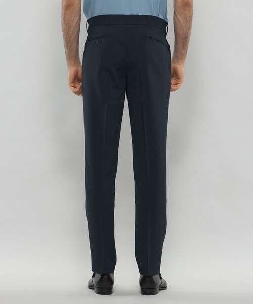 MACKINTOSH LONDON（マッキントッシュ ロンドン）の「【WEB・一部店舗限定】強撚ポリエステルサッカーパンツ（その他パンツ・メンズ・グレー系その他2/オフホワイト/ダークネイビー・86/78/90/82）」の9枚目の写真