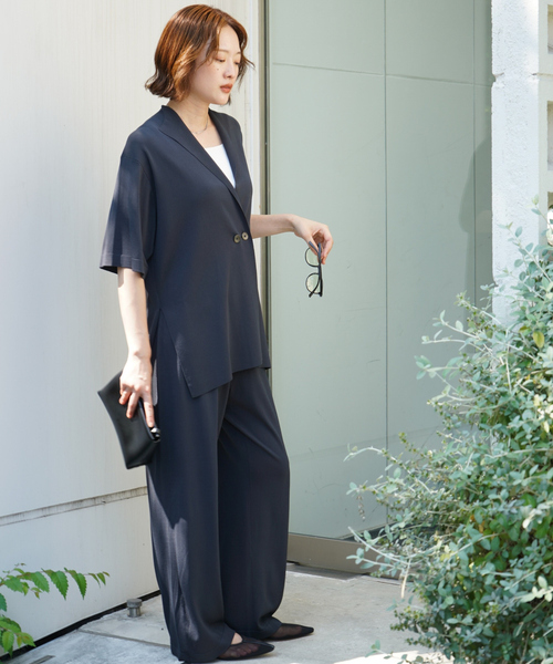 カーディガン 「接触冷感」レーヨンナイロンニットジャケット/夏服/サマーニット/カセット服/セットアップ対応 レディース 接触冷感】レーヨンナイロンニットジャケット/夏服/サマーニット