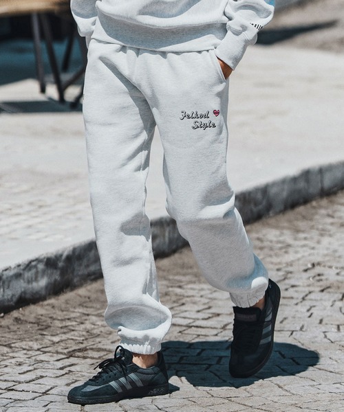 ふmerihari スウェットパンツ vividboooy mp13758- Brushed Lining Hearvy Sweat Pants スウェットパンツ