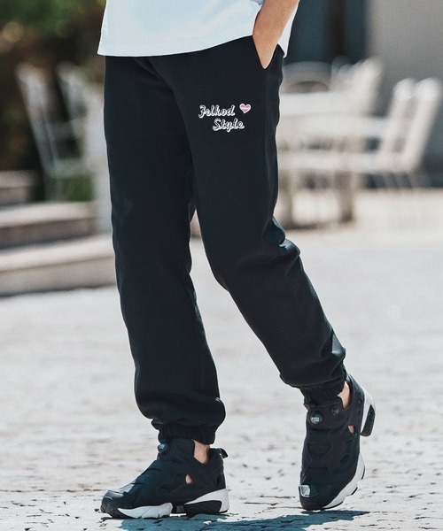 felkod（フィルコッド）の「mp13758- Brushed Lining Hearvy Sweat Pants スウェットパンツ（スウェットパンツ・メンズ・ブラック/アッシュ/ブラック×ピンク・M/L/XL）」の6枚目の写真