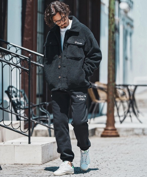 felkod（フィルコッド）の「mp13758- Brushed Lining Hearvy Sweat Pants スウェットパンツ（スウェットパンツ・メンズ・ブラック/アッシュ/ブラック×ピンク・M/L/XL）」の14枚目の写真