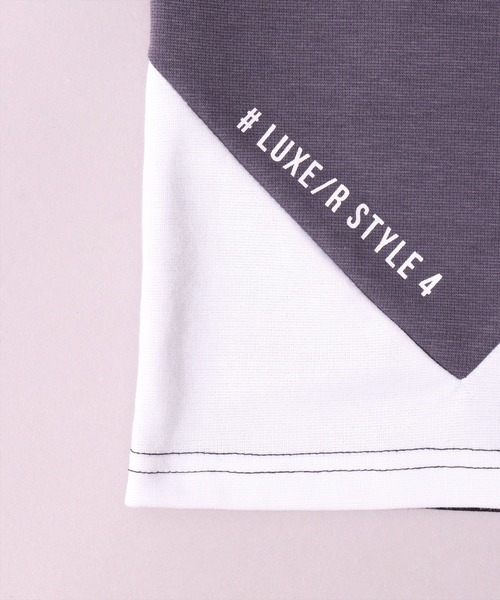 LUXE/R GOLF(ラグジュ ゴルフ)の「(RM)【LUXE/R GOLF】ストレッチ スムース 切り替え 配色 モックネック 長袖 Tシャツ(Tシャツ/カットソー・メンズ・ブラック系/ホワイト系・L/XL/M)」の20枚目の写真