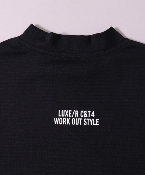 LUXE/R GOLF(ラグジュ ゴルフ)の「(RM)【LUXE/R GOLF】ストレッチ スムース 切り替え 配色 モックネック 長袖 Tシャツ(Tシャツ/カットソー・メンズ・ブラック系/ホワイト系・L/XL/M)」の21枚目の写真