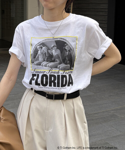 GOOD ROCK SPEED  LIFE PICTURE COLLECTION FLORIDA Tシャツ 25LFE105W【クリックポスト可】 GOOD ROCK SPEED グッドロックスピード ライフ LIFE PICTURE