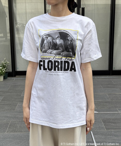 tシャツ 「GOOD ROCK SPEED」FLORIDA PHOTO Tシャツ レディース セール】〈GOOD ROCK SPEED〉FLORIDA PHOTO Tシャツ（Tシャツ