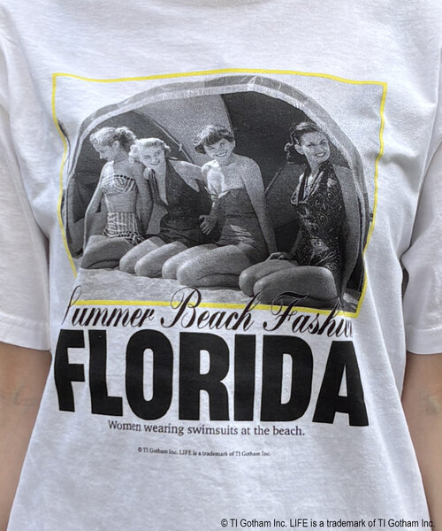 tシャツ 「GOOD ROCK SPEED」FLORIDA PHOTO Tシャツ レディース セール】〈GOOD ROCK SPEED〉FLORIDA PHOTO Tシャツ（Tシャツ