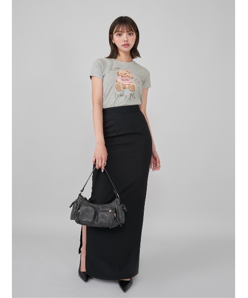 ダーリッチ Darich イラストDベアTシャツ （ネイビー