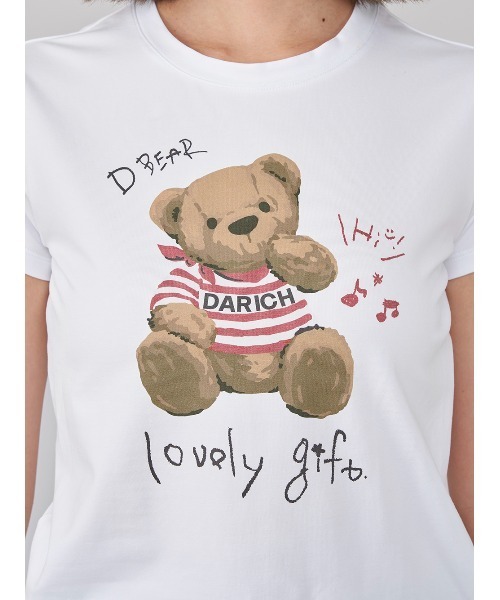 【ちょす】Darich DベアヴィンテージTシャツ F ダーリッチ イラストDベアTシャツ（Tシャツ/カットソー）｜Darich