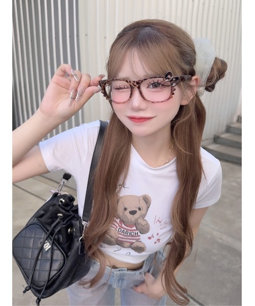 Darich イラストDベアTシャツ NVY ネイビー　新品　新作 ダーリッチ Darich イラストDベアTシャツ （ネイビー