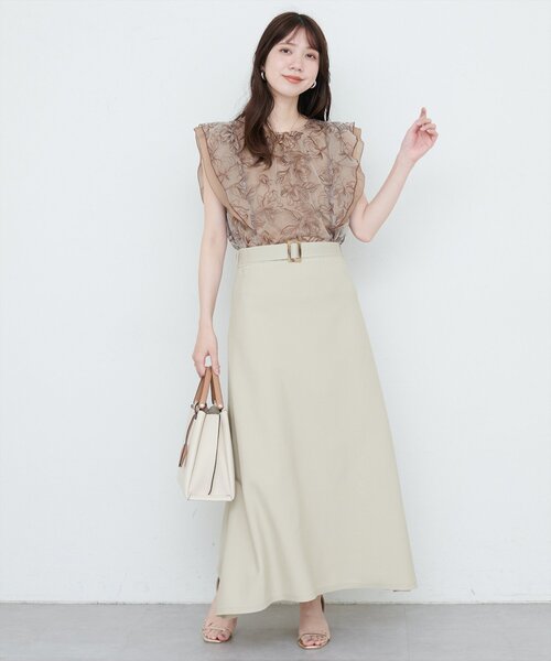 サマーレーススリーブブラウス ANAYI｜ジョーゼットレーススリーブ ブラウス | Rakuten Fashion