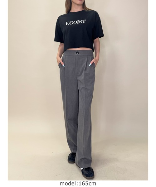 EGOIST（エゴイスト）の「EGOIST刺繍Tシャツ（Tシャツ/カットソー・レディース・ブラック/ホワイト・FREE）」の22枚目の写真